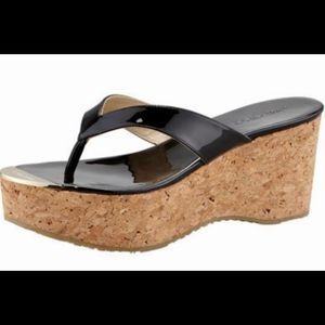 Jimmy Choo Pathos thong wedge sandal